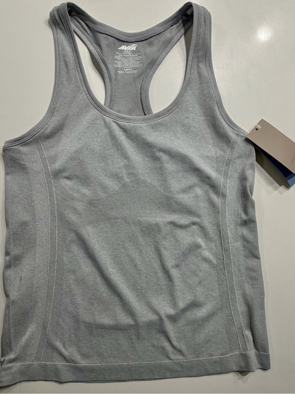 Avia Gray Racerback Performance Tank Top